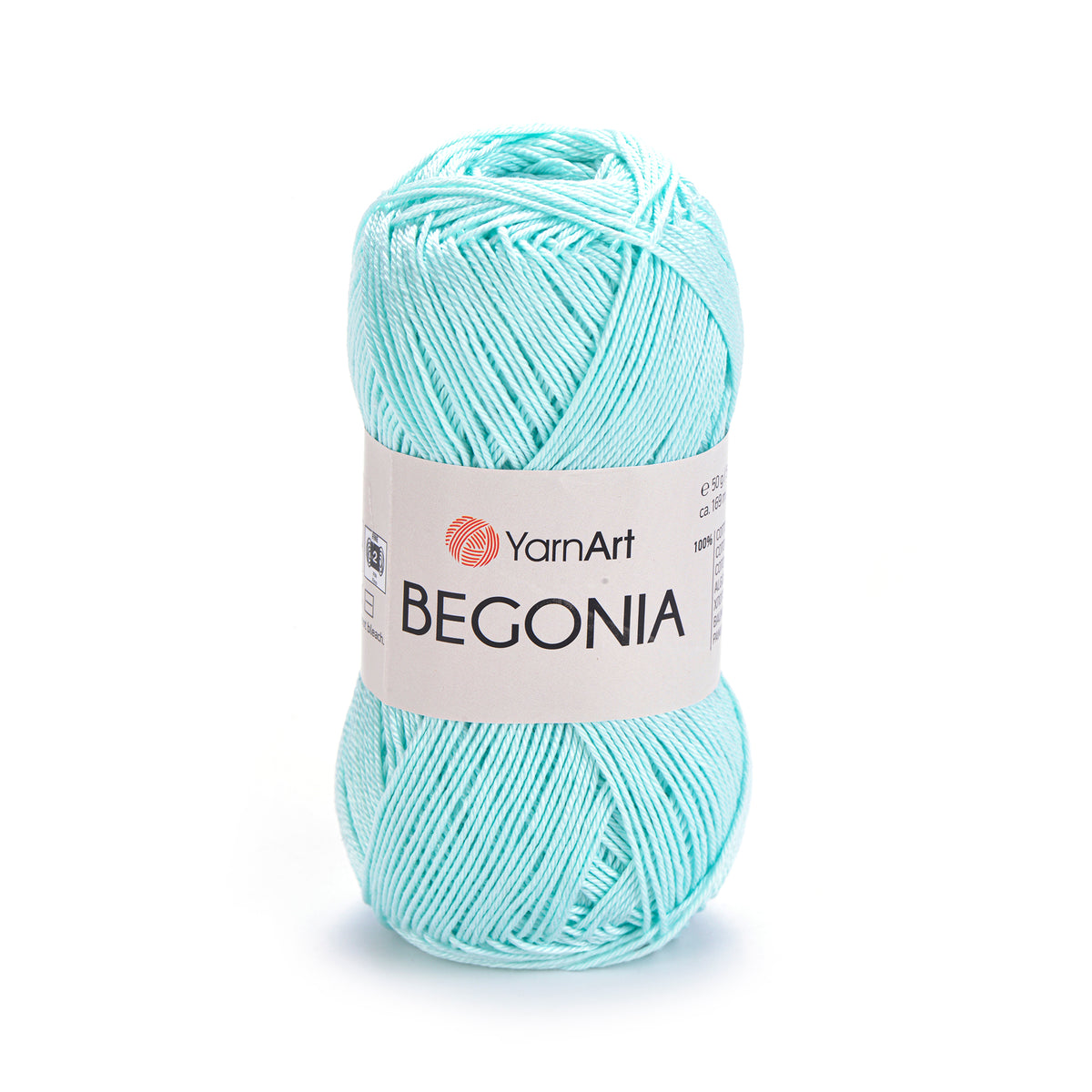 בגוניה כותנה איכותית לקרושה וסריגה BEGONIA 50g/169m