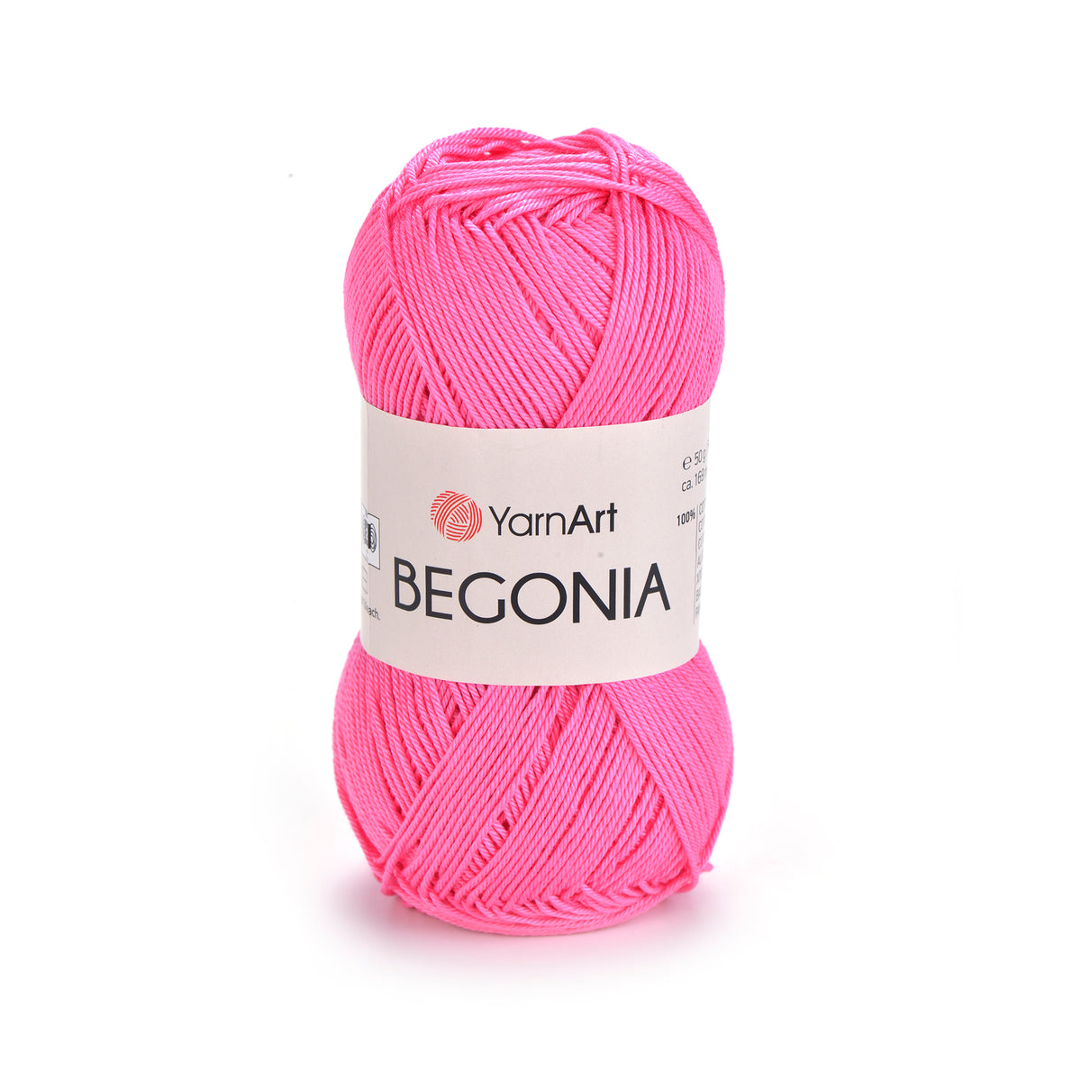 בגוניה כותנה איכותית לקרושה וסריגה BEGONIA 50g/169m