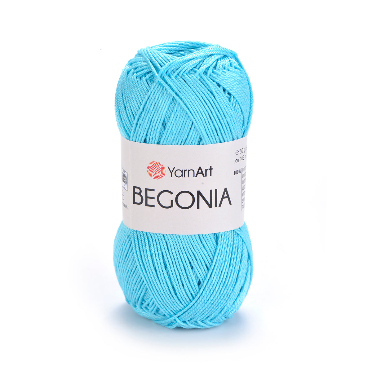 בגוניה כותנה איכותית לקרושה וסריגה BEGONIA 50g/169m