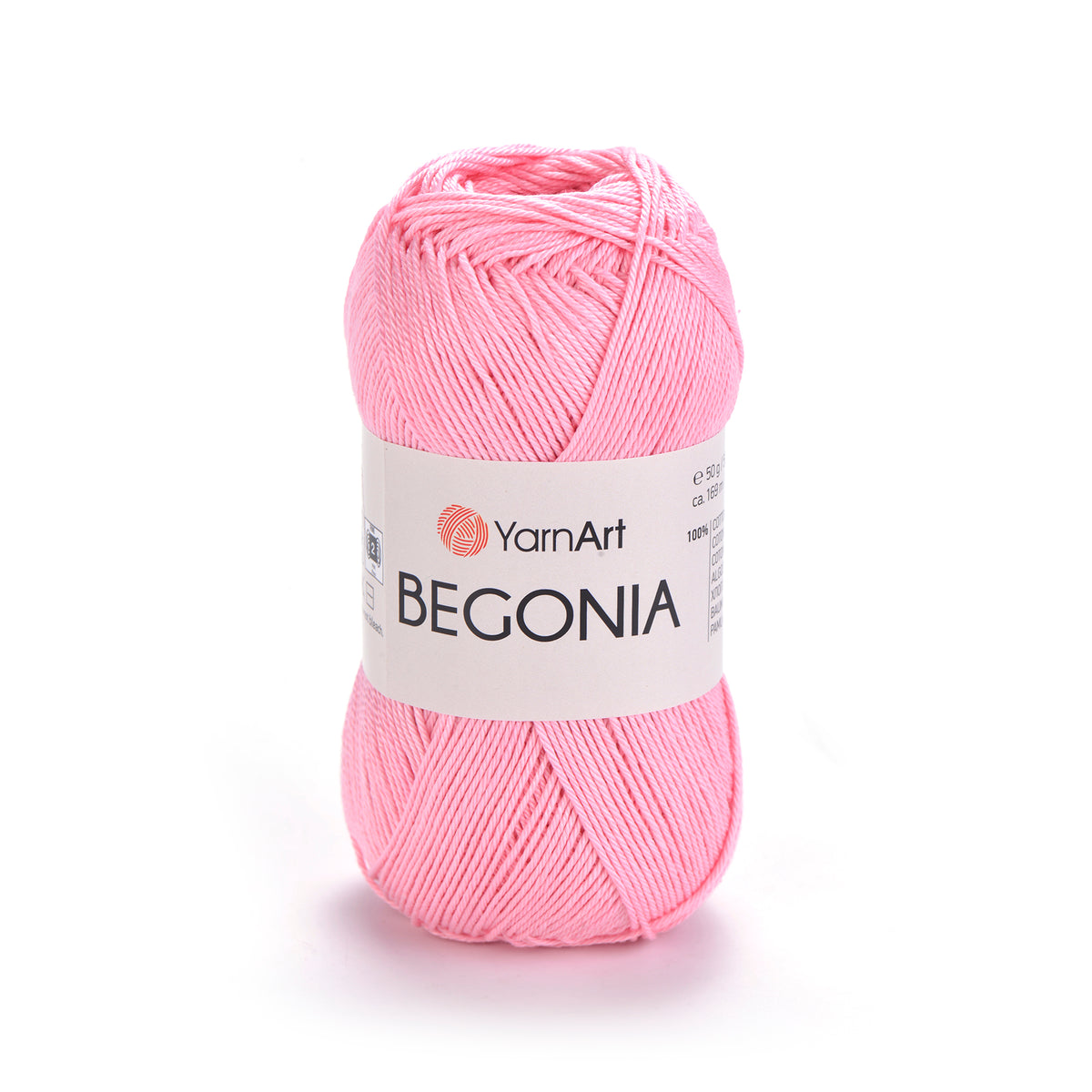 בגוניה כותנה איכותית לקרושה וסריגה BEGONIA 50g/169m