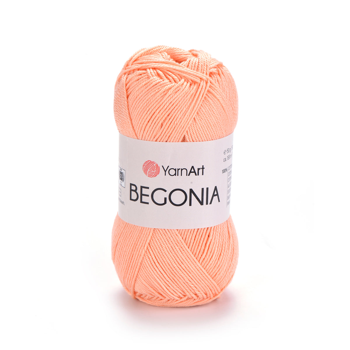 בגוניה כותנה איכותית לקרושה וסריגה BEGONIA 50g/169m