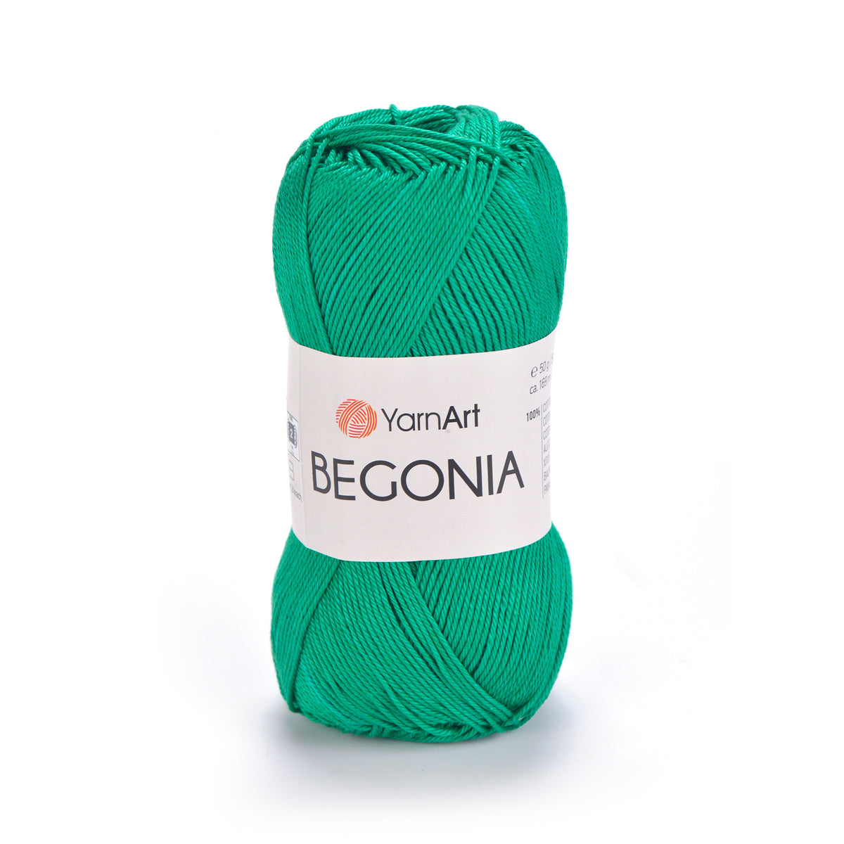 בגוניה כותנה איכותית לקרושה וסריגה BEGONIA 50g/169m