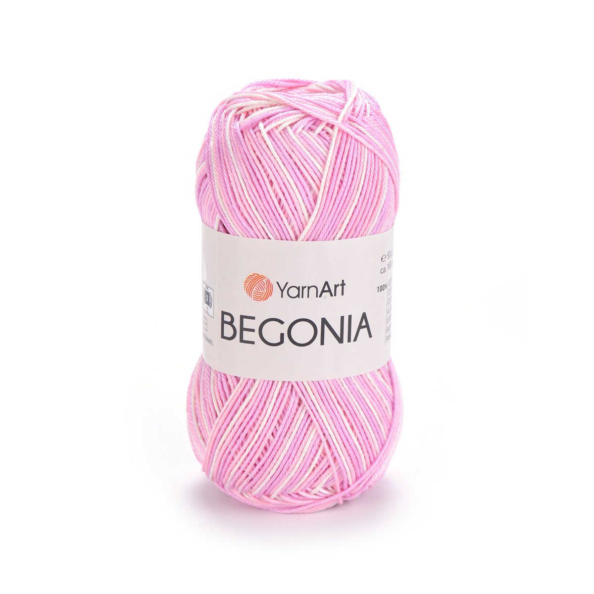 חוטי כותנה לסריגת יד BEGONIA MELANGE