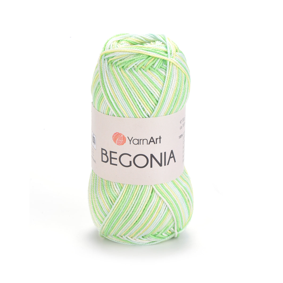 חוטי כותנה לסריגת יד BEGONIA MELANGE