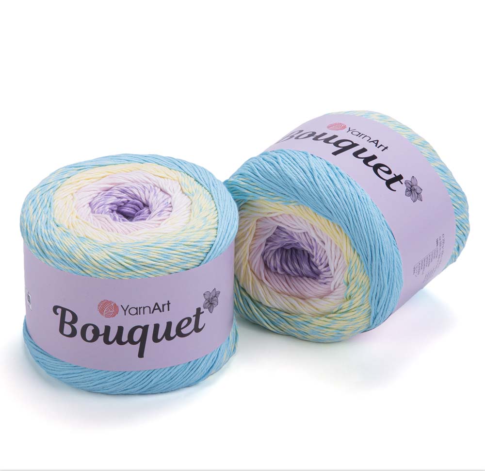 כותנה עבה מחליף צבעים BOUQUET 250g/500m