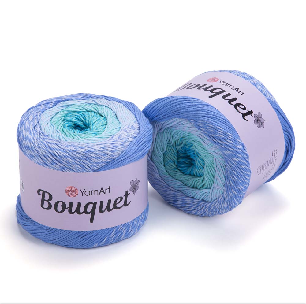 כותנה עבה מחליף צבעים BOUQUET 250g/500m