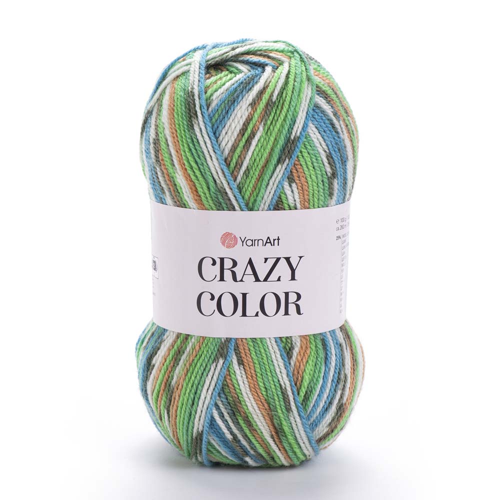 צמר חכם ג׳קארד בעובי בינוני CRAZY COLOR