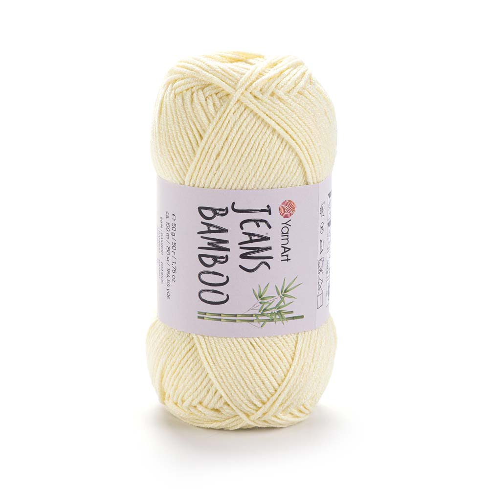 חוטי במבוק לסריגת יד JEANS BAMBOO 50g/150m