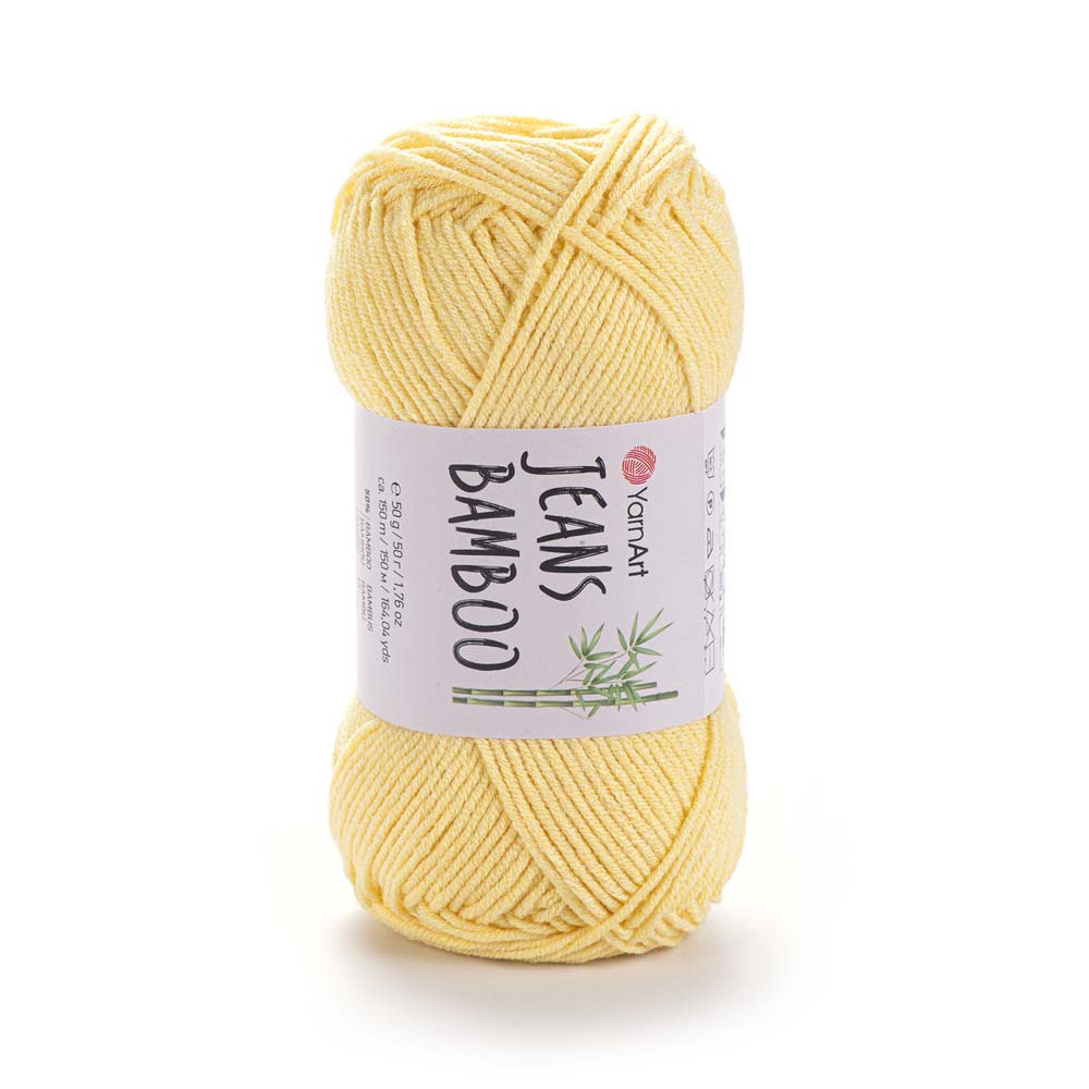 חוטי במבוק לסריגת יד JEANS BAMBOO 50g/150m