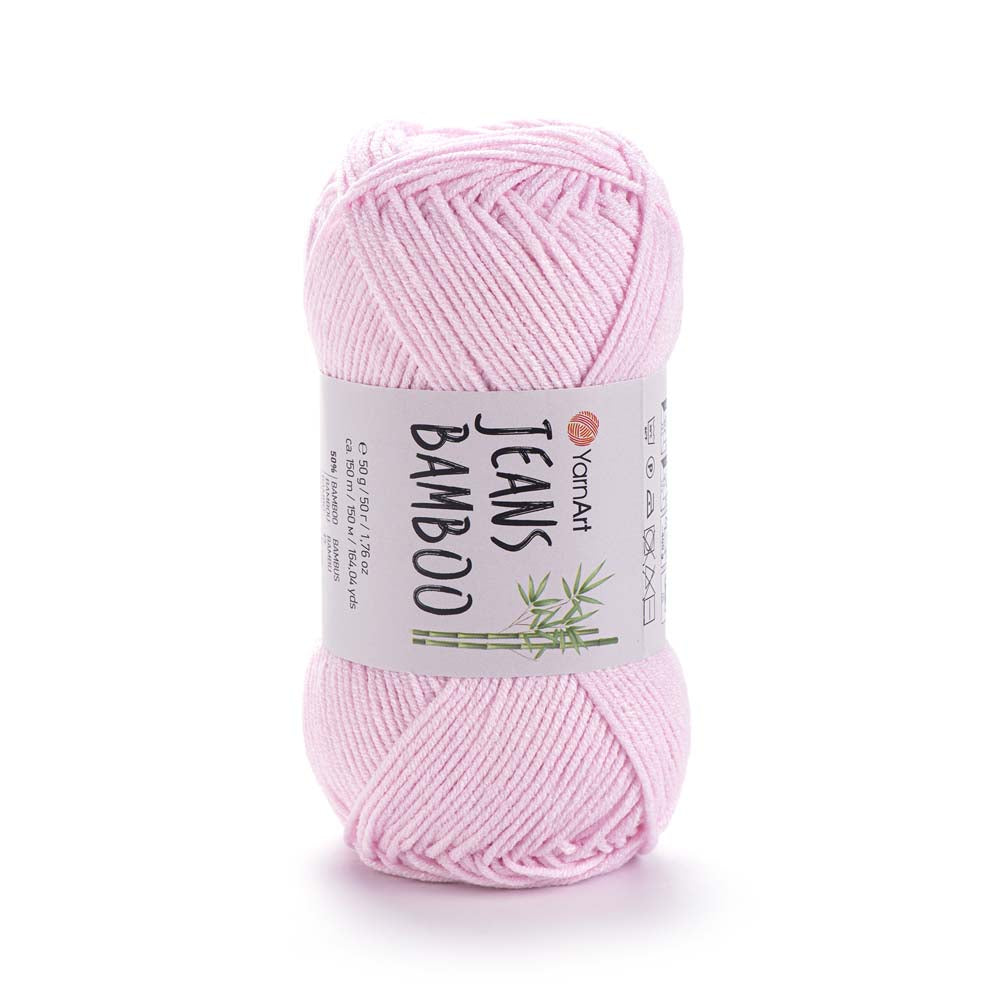 חוטי במבוק לסריגת יד JEANS BAMBOO 50g/150m