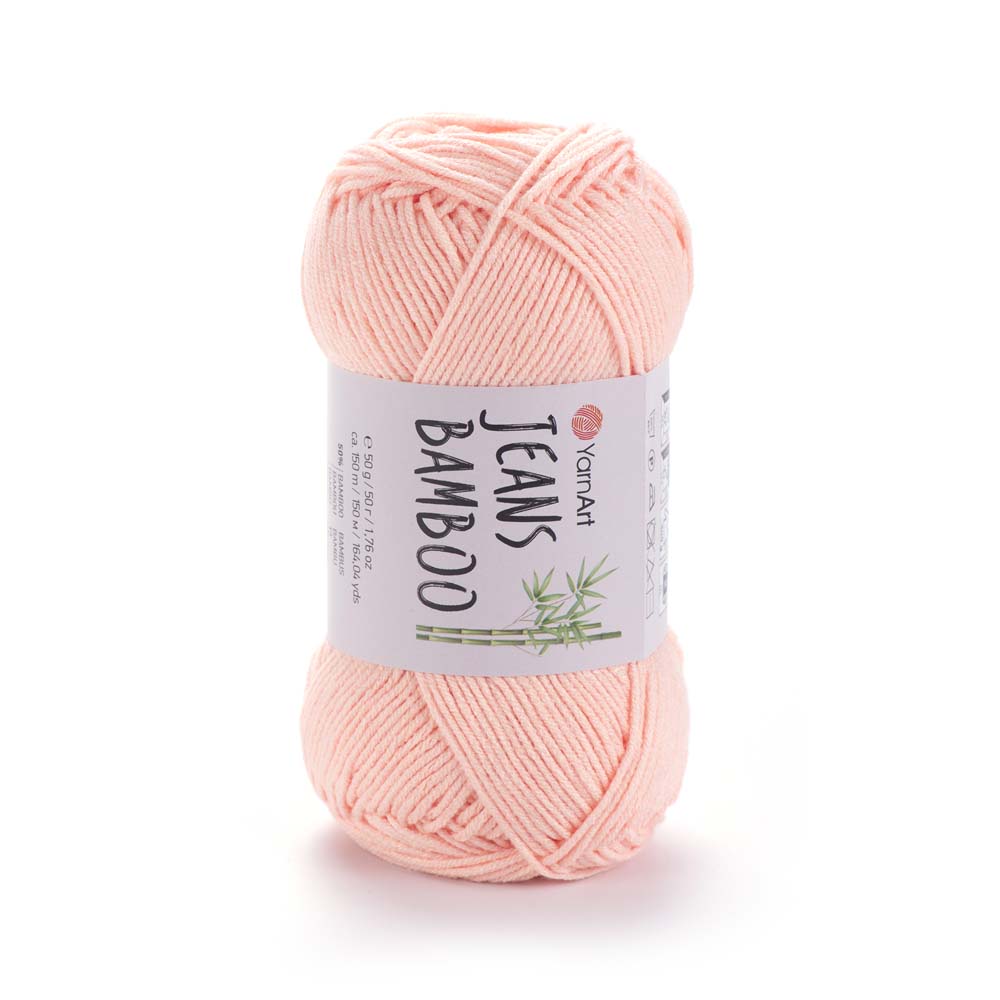חוטי במבוק לסריגת יד JEANS BAMBOO 50g/150m