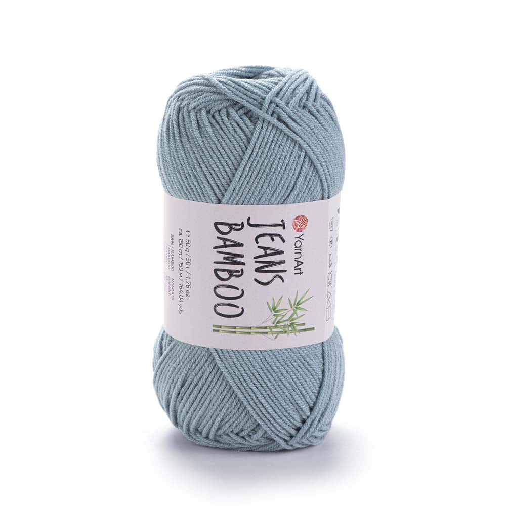 חוטי במבוק לסריגת יד JEANS BAMBOO 50g/150m