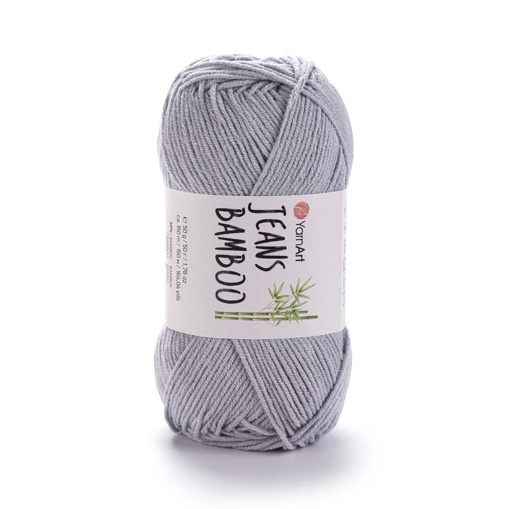 חוטי במבוק לסריגת יד JEANS BAMBOO 50g/150m