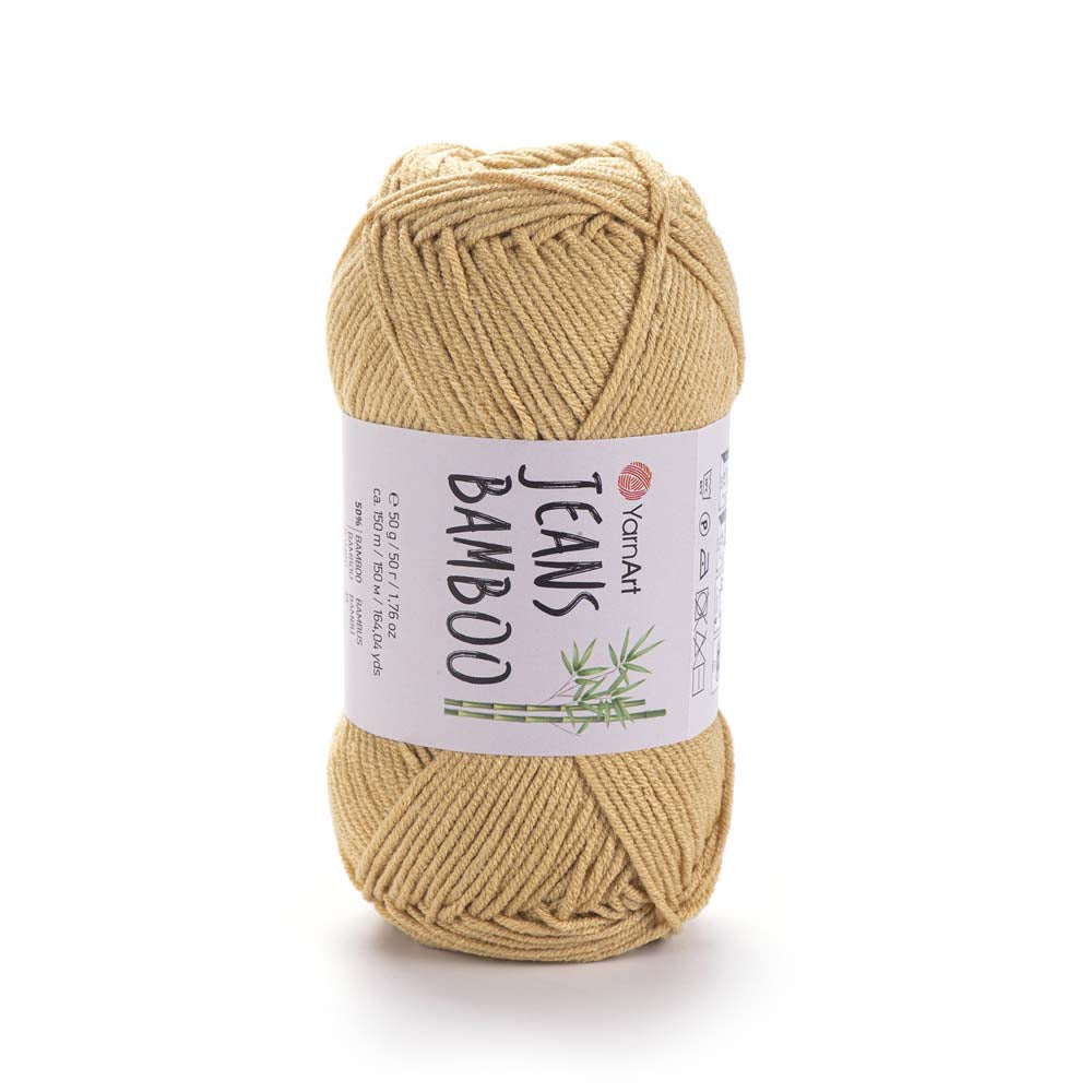 חוטי במבוק לסריגת יד JEANS BAMBOO 50g/150m