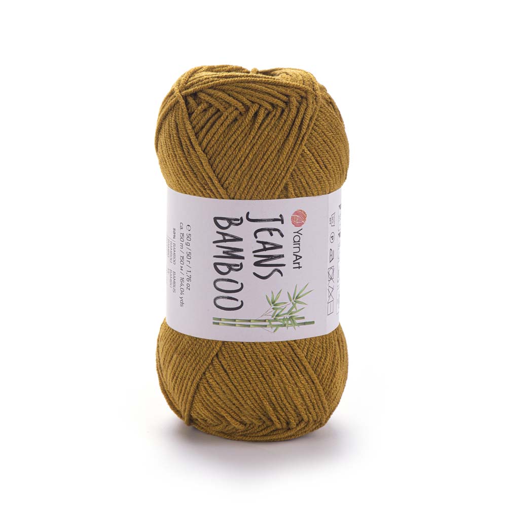חוטי במבוק לסריגת יד JEANS BAMBOO 50g/150m