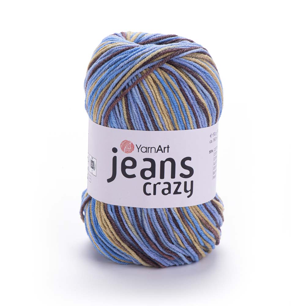 ג׳ינס קראזי חוטי כותנה צבעוניים JEANS Crazy 50g/160m