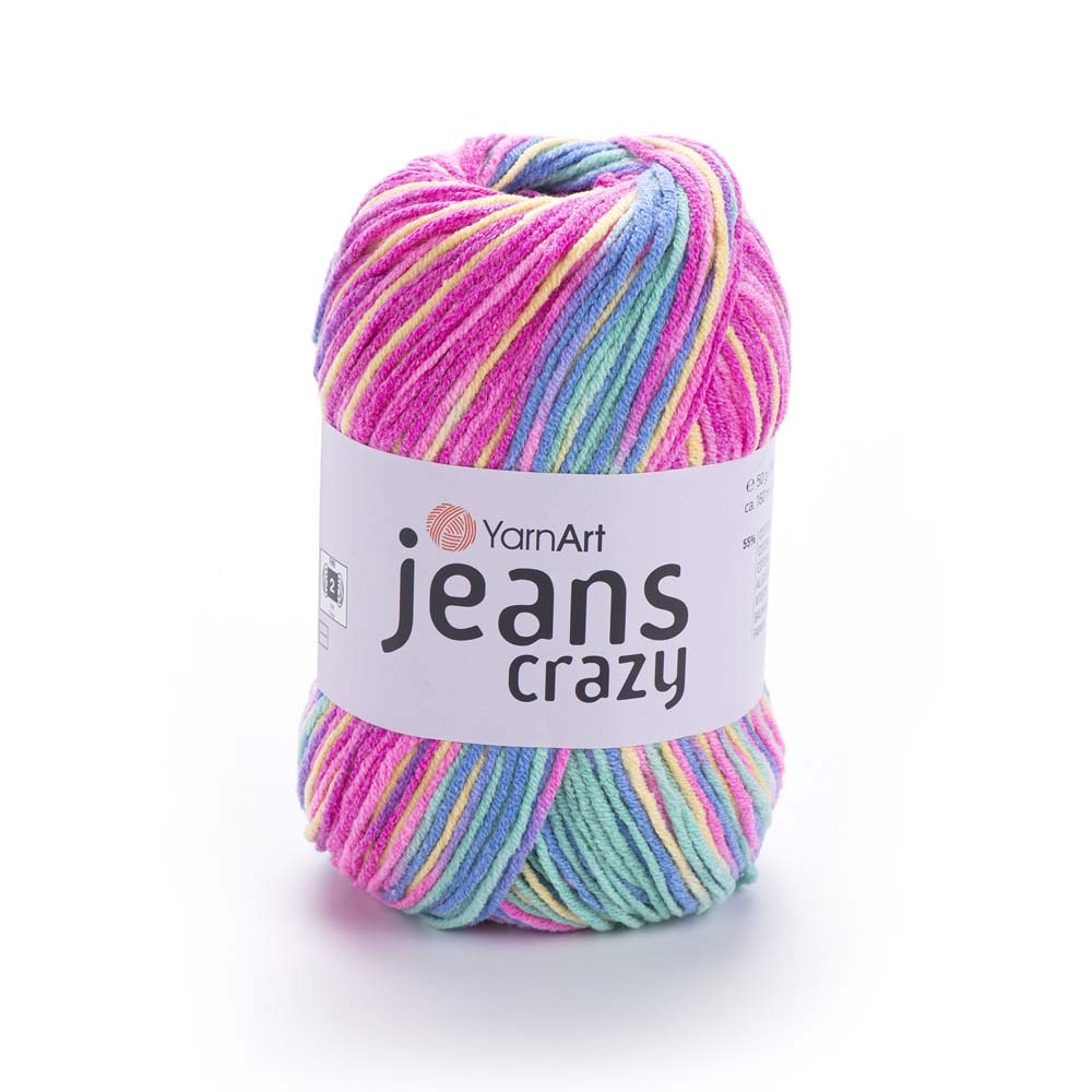 ג׳ינס קראזי חוטי כותנה צבעוניים JEANS Crazy 50g/160m