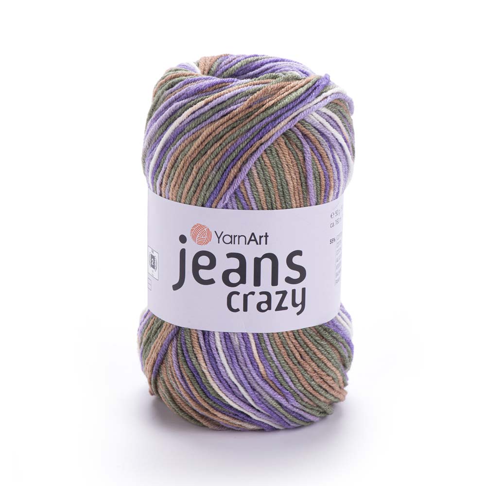 ג׳ינס קראזי חוטי כותנה צבעוניים JEANS Crazy 50g/160m