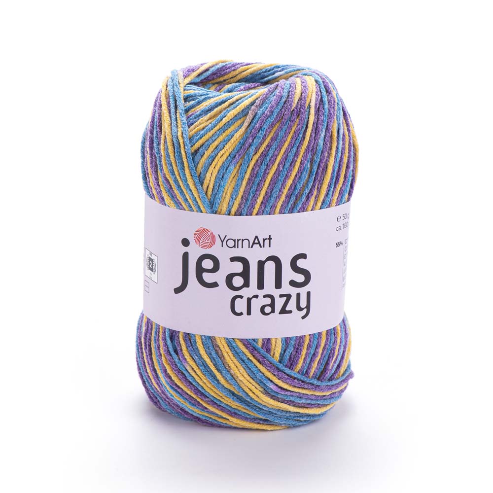 ג׳ינס קראזי חוטי כותנה צבעוניים JEANS Crazy 50g/160m
