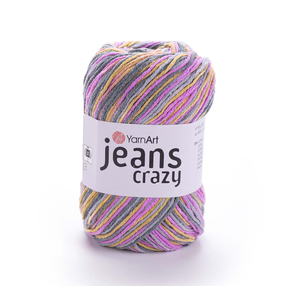 ג׳ינס קראזי חוטי כותנה צבעוניים JEANS Crazy 50g/160m
