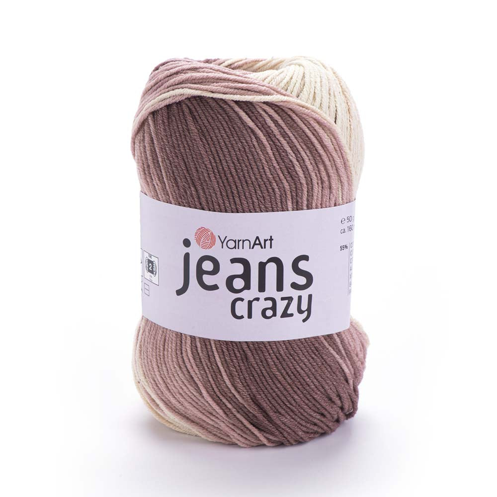 ג׳ינס קראזי חוטי כותנה צבעוניים JEANS Crazy 50g/160m