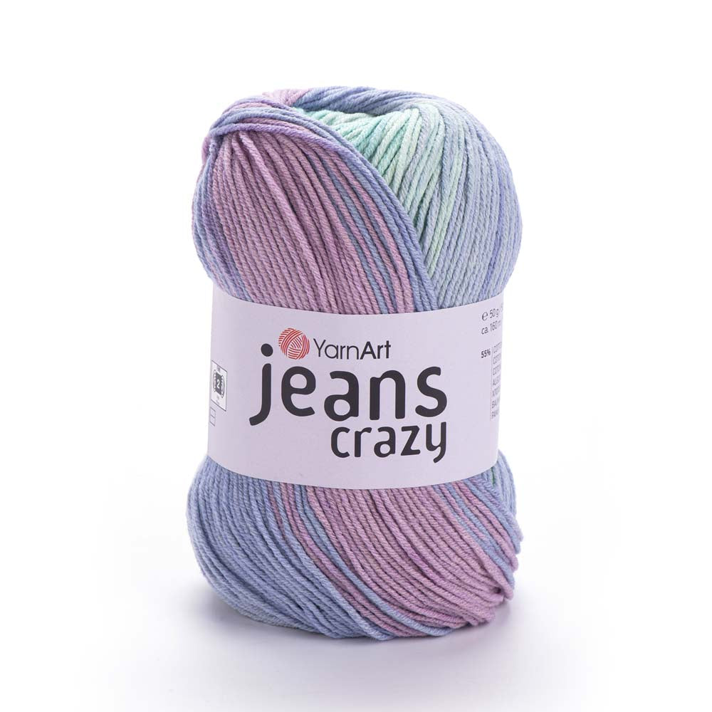 ג׳ינס קראזי חוטי כותנה צבעוניים JEANS Crazy 50g/160m