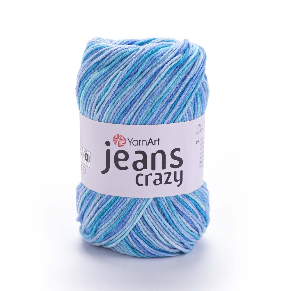 ג׳ינס קראזי חוטי כותנה צבעוניים JEANS Crazy 50g/160m
