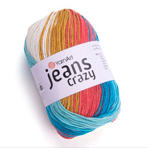 ג׳ינס קראזי חוטי כותנה צבעוניים JEANS Crazy 50g/160m