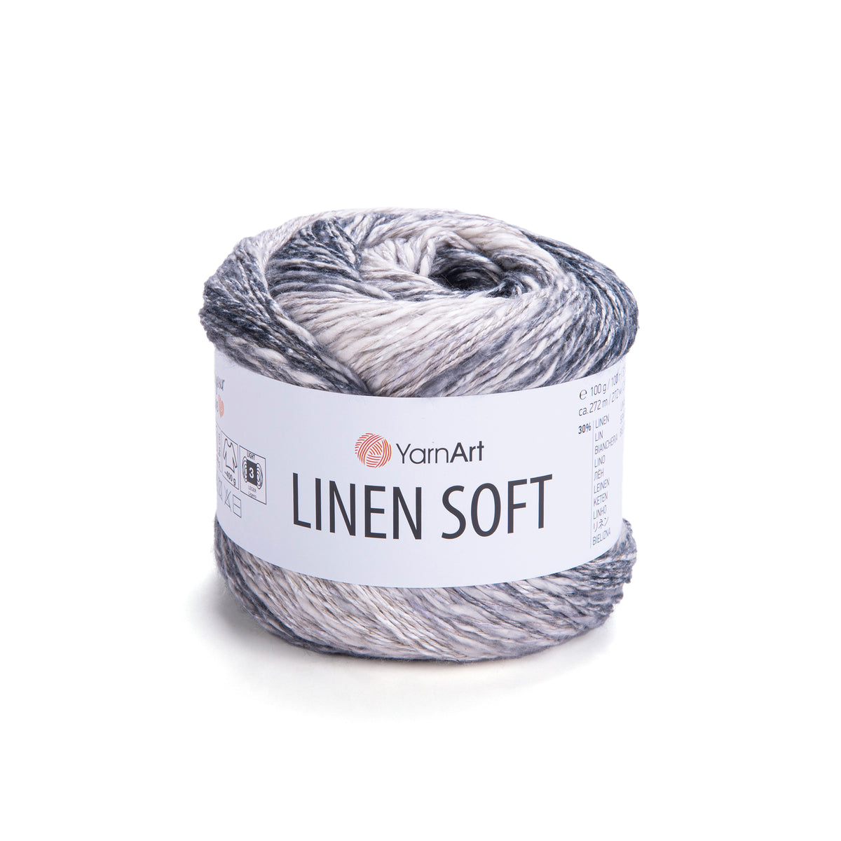 חוט סריגה Linen Soft – תערובת פשתן, ויסקוזה וכותנה | 100 גרם