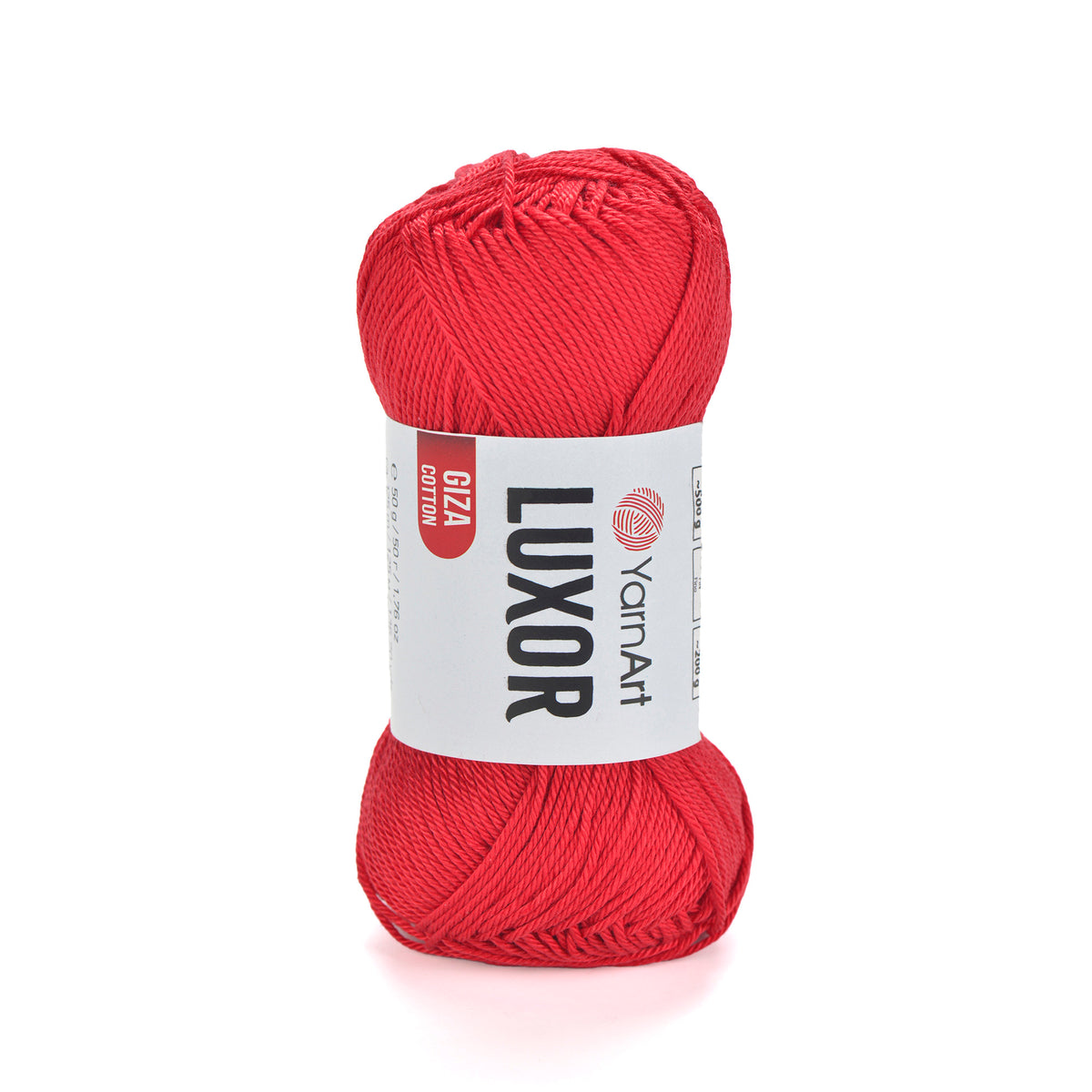 לוקסור חוטי כותנה לסריגת יד LUXOR 50g/125m