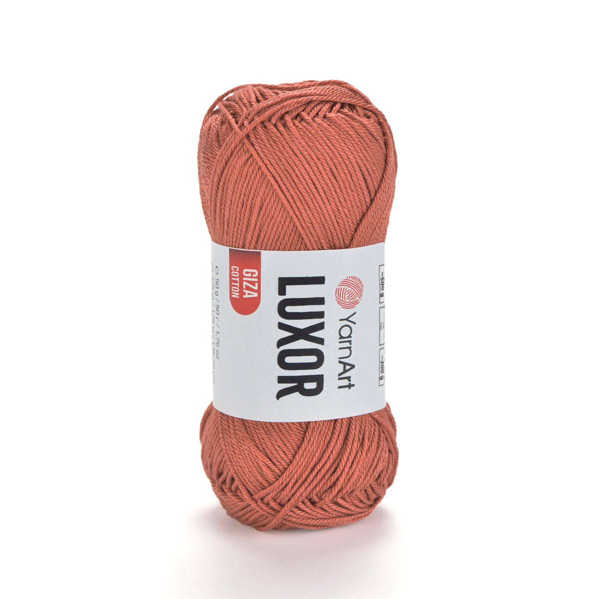 לוקסור חוטי כותנה לסריגת יד LUXOR 50g/125m