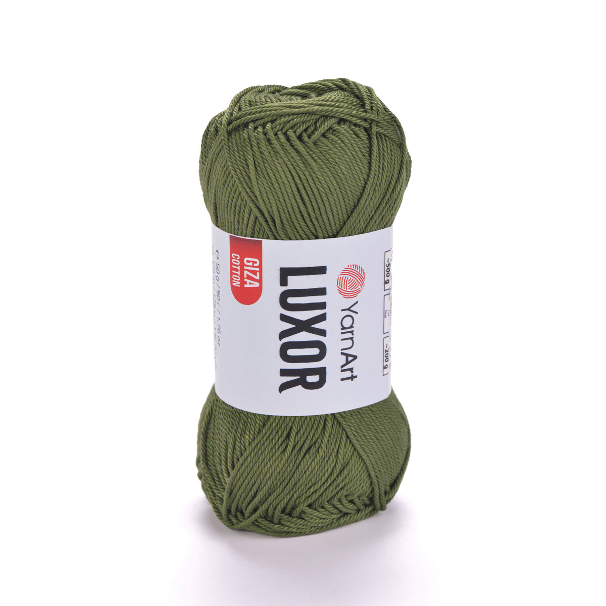 לוקסור חוטי כותנה לסריגת יד LUXOR 50g/125m