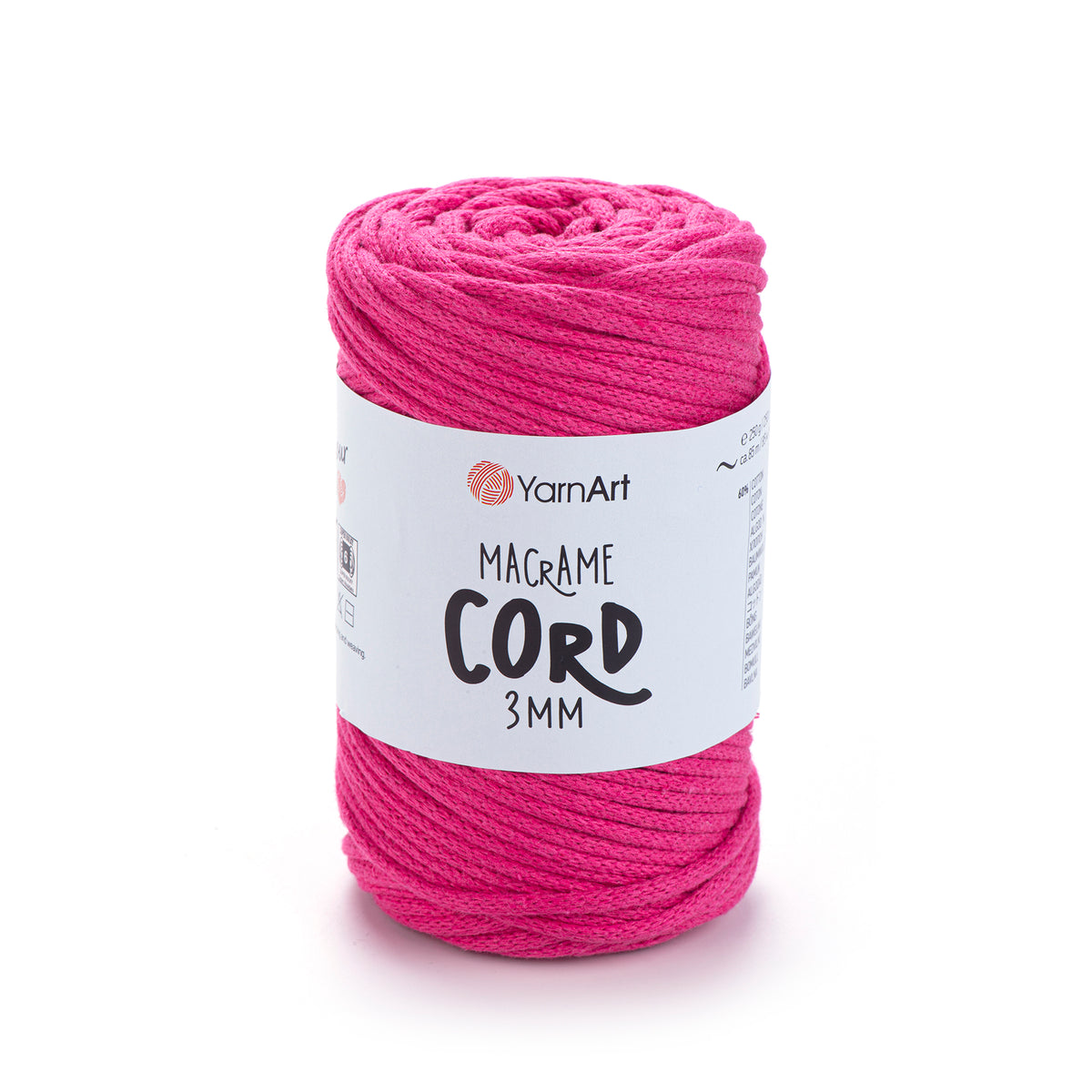 חוטי מקרמה MACRAME CORD 3MM