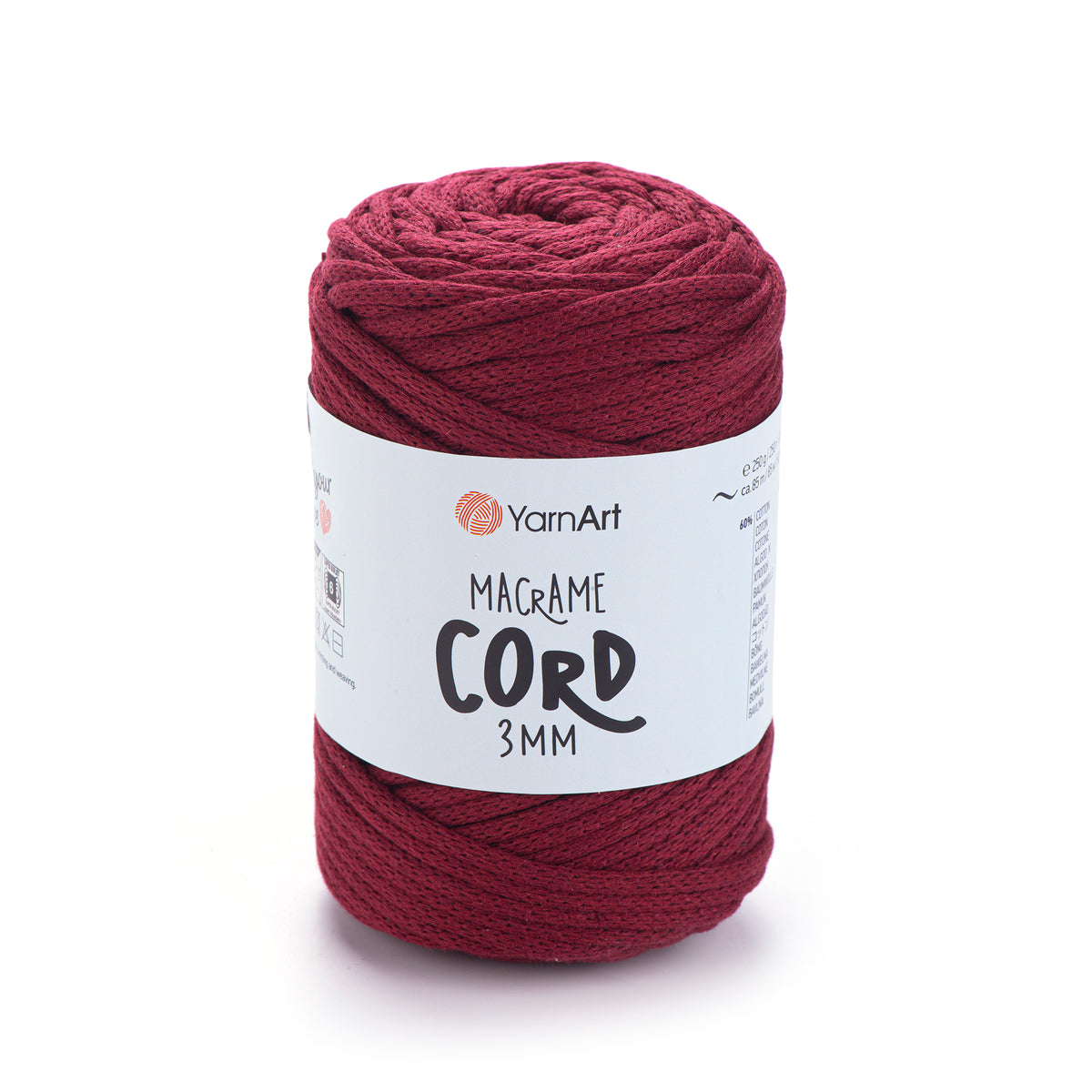 חוטי מקרמה MACRAME CORD 3MM