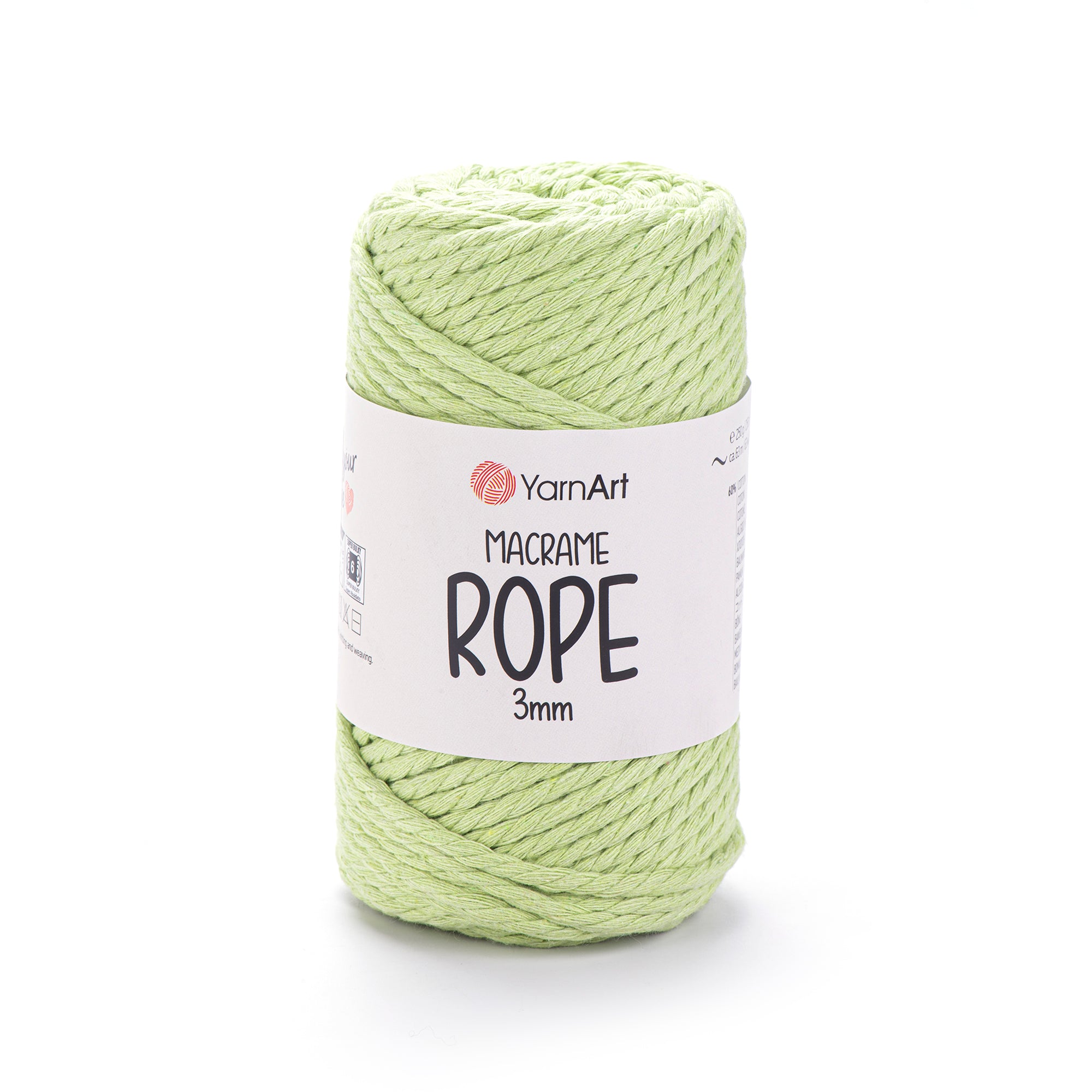 חוטי מקרמה לסריגה ועבודת יד MACRAME ROPE 3MM