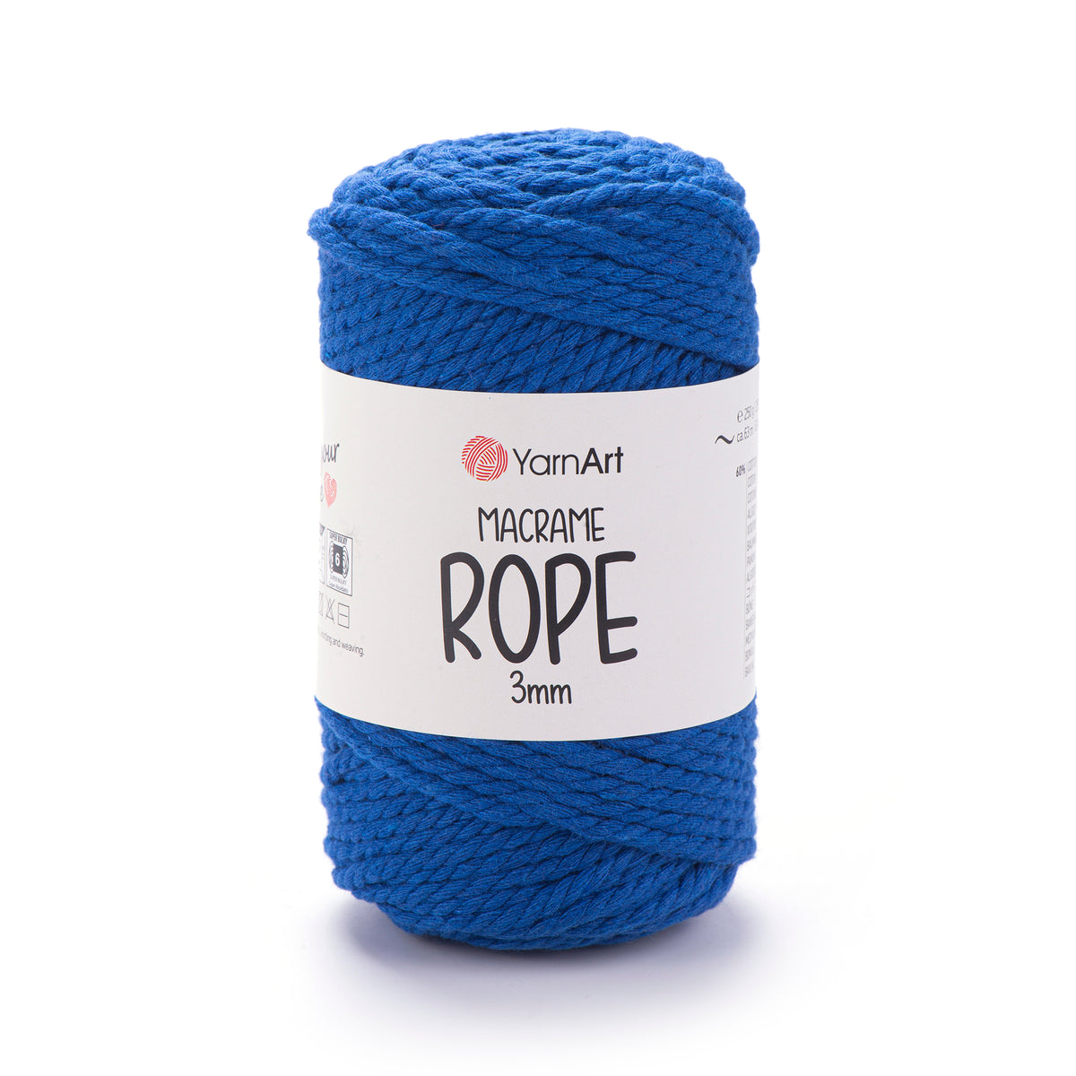 חוטי מקרמה לסריגה ועבודת יד MACRAME ROPE 3MM