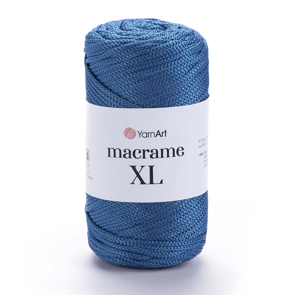 חוט מבריק לסריגת תיקים ואביזרים MACRAME XL 250g/130m