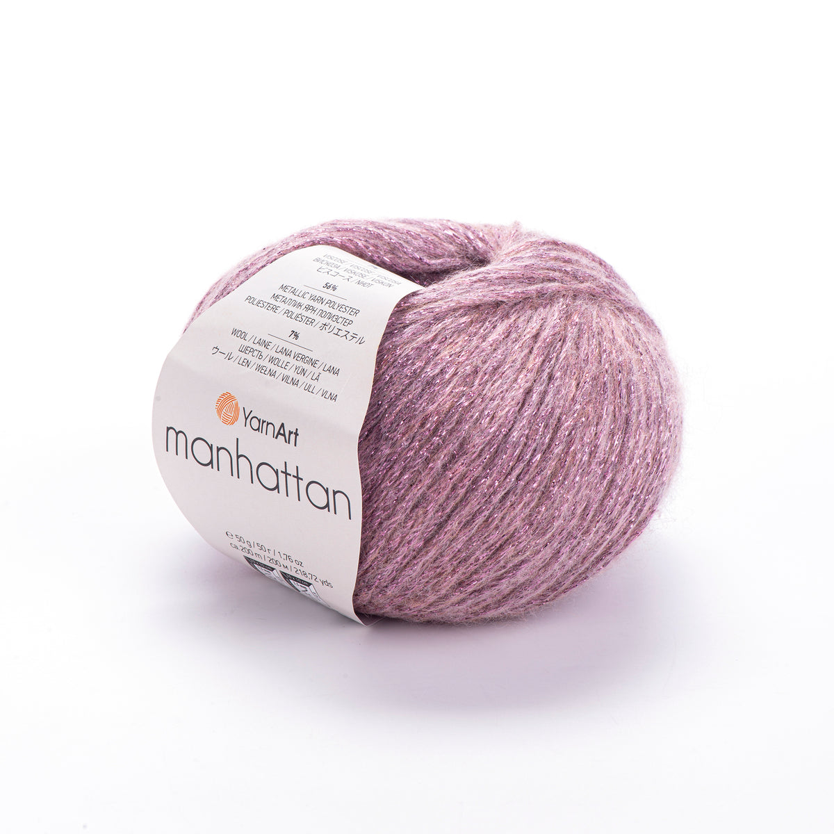 צמר עם לורקס 50g/200m Manhattan