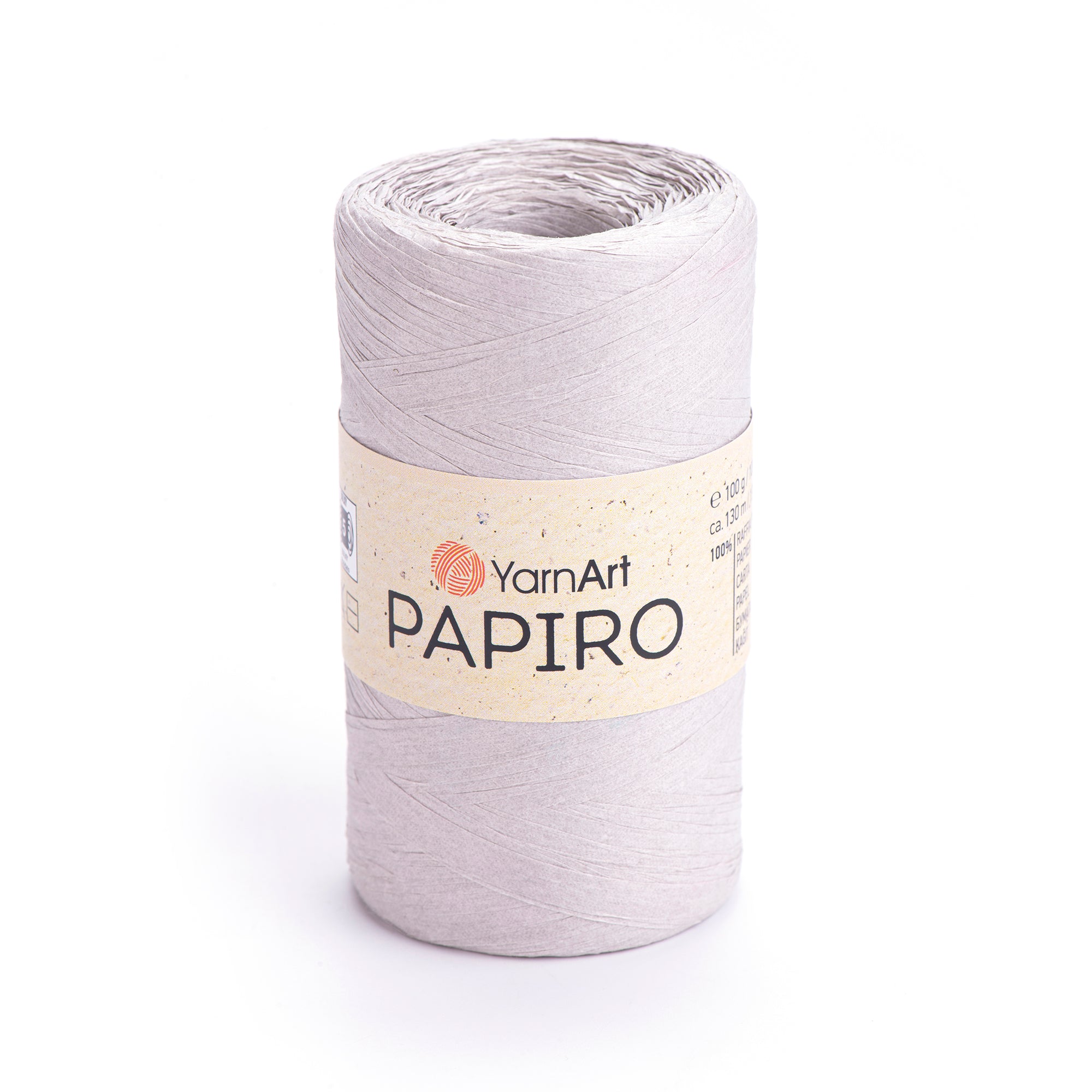 חוט רפיה לסריגה Papiro – לתיקים, כובעים וסלסלות | 100g/130m