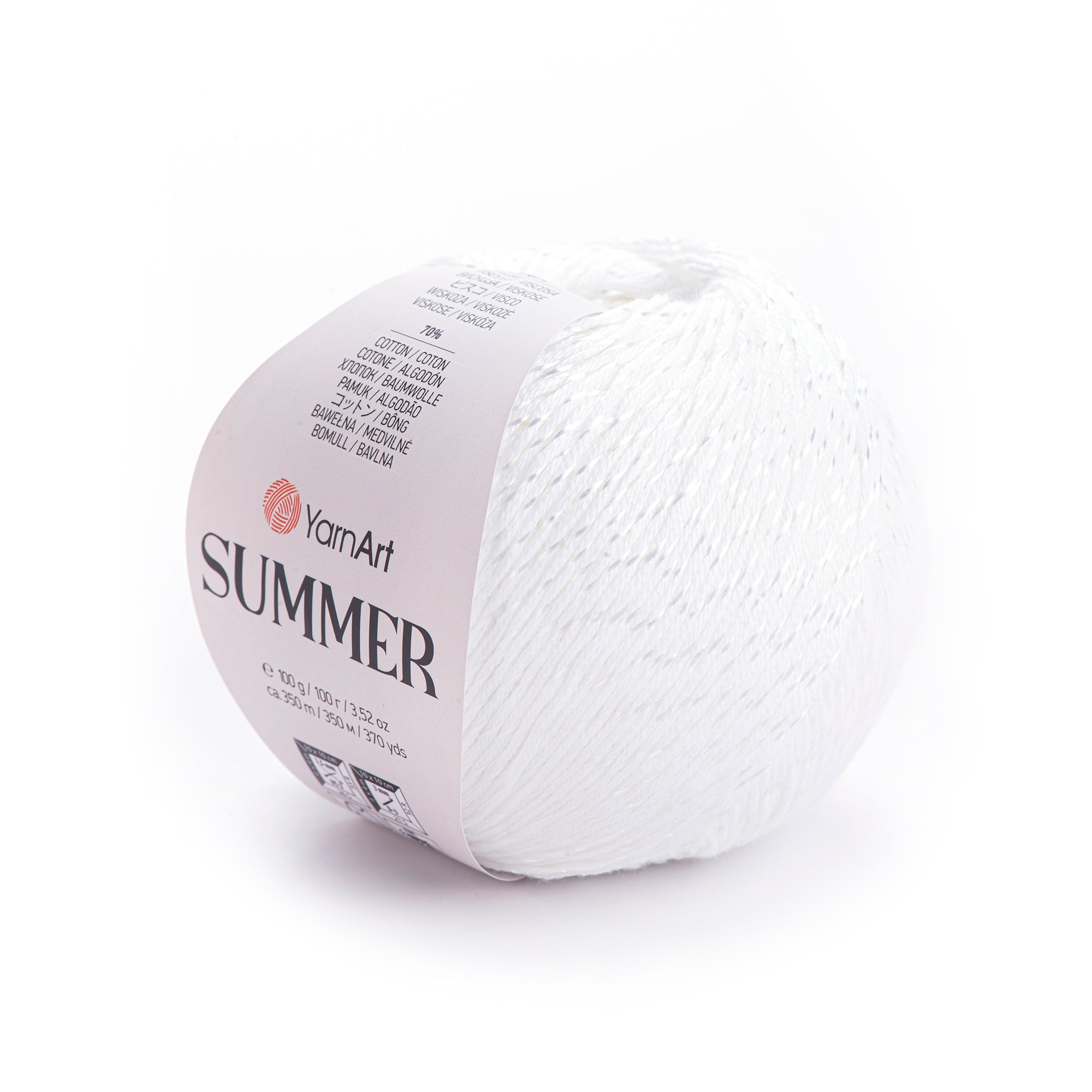 סאמר חוטי כותנה עם ויסקוזה SUMMER 100g/350m