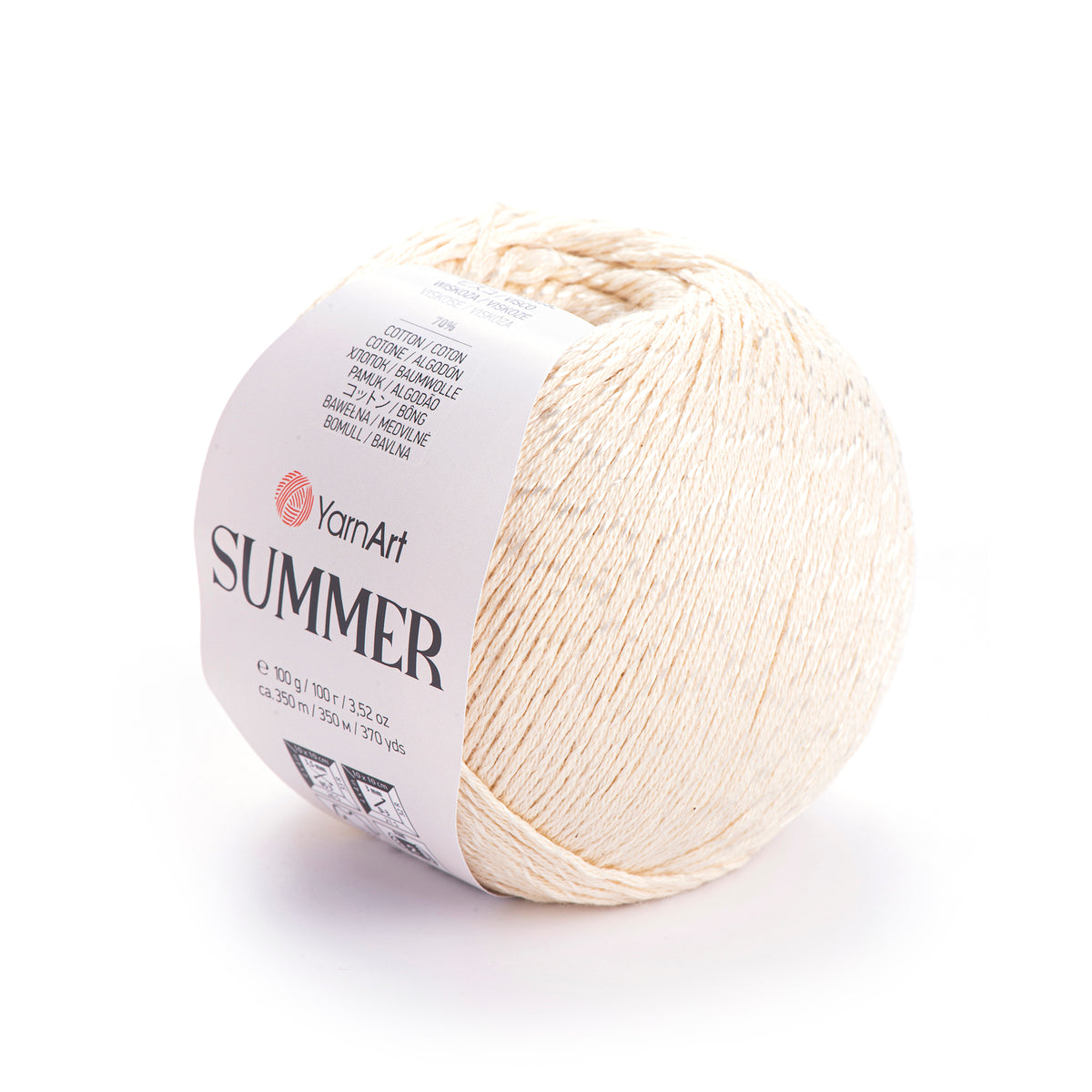 סאמר חוטי כותנה עם ויסקוזה SUMMER 100g/350m