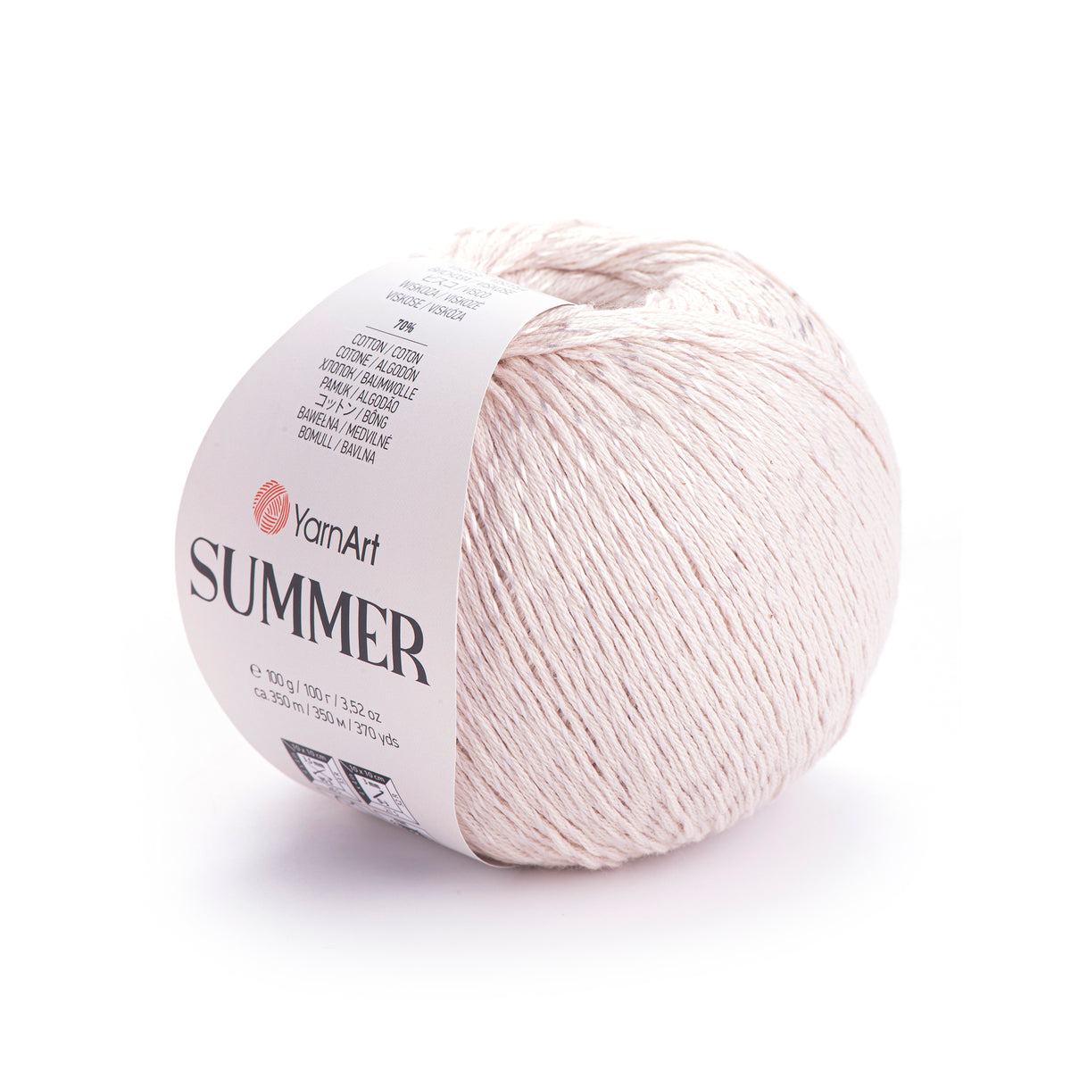 סאמר חוטי כותנה עם ויסקוזה SUMMER 100g/350m