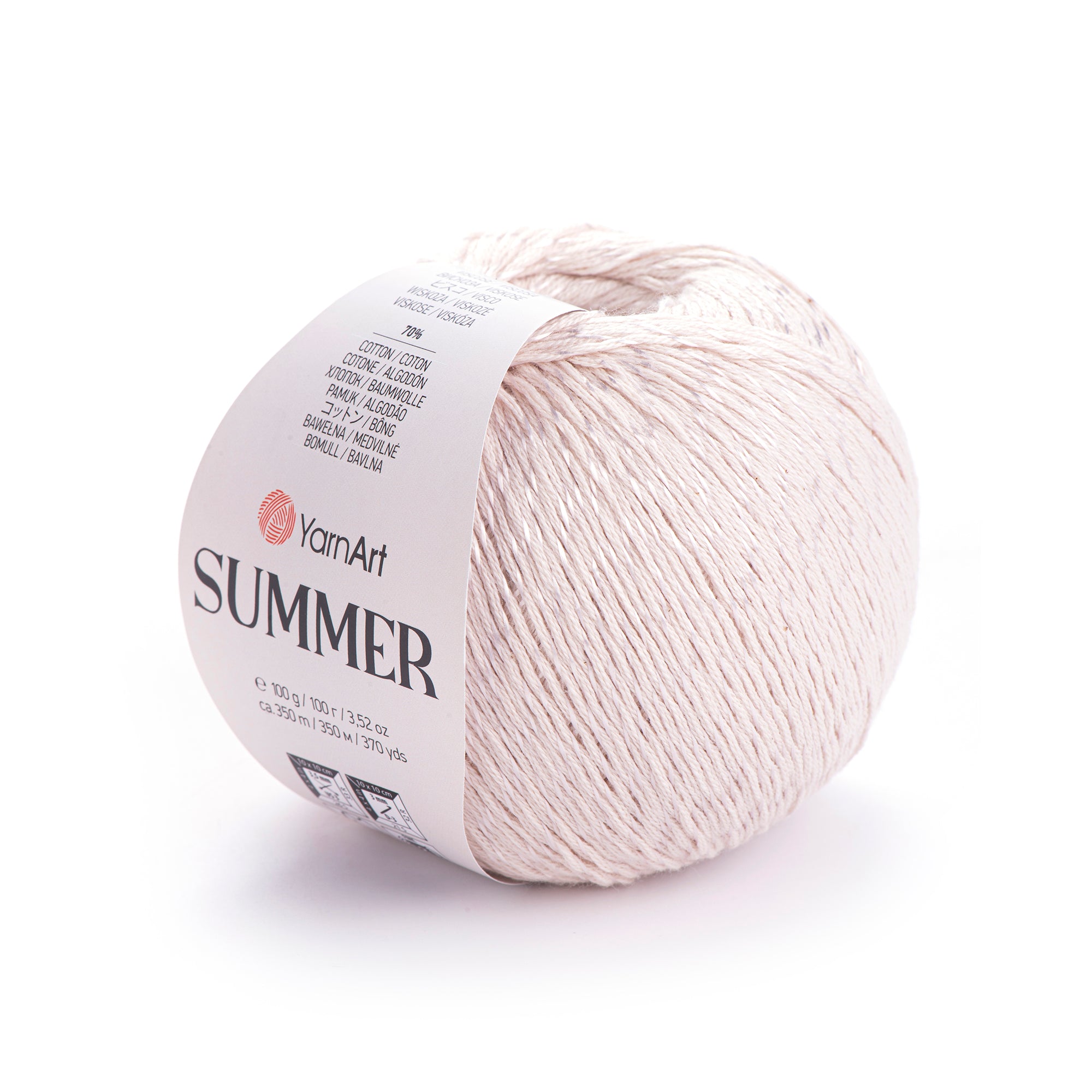 סאמר חוטי כותנה עם ויסקוזה SUMMER 100g/350m