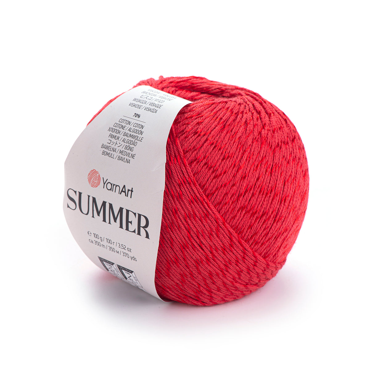 סאמר חוטי כותנה עם ויסקוזה SUMMER 100g/350m