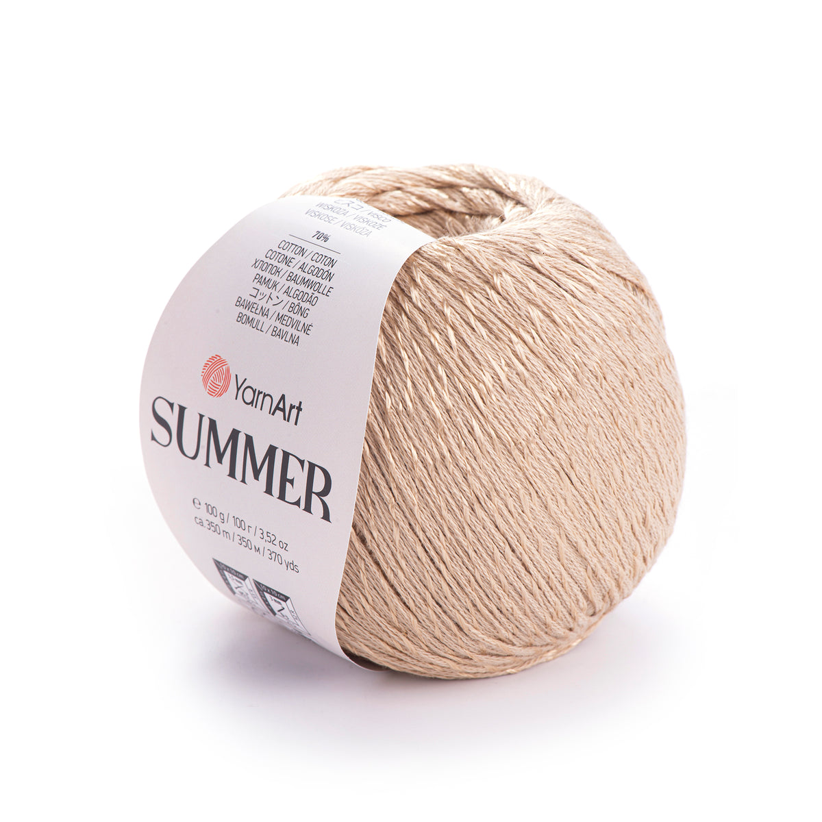 סאמר חוטי כותנה עם ויסקוזה SUMMER 100g/350m