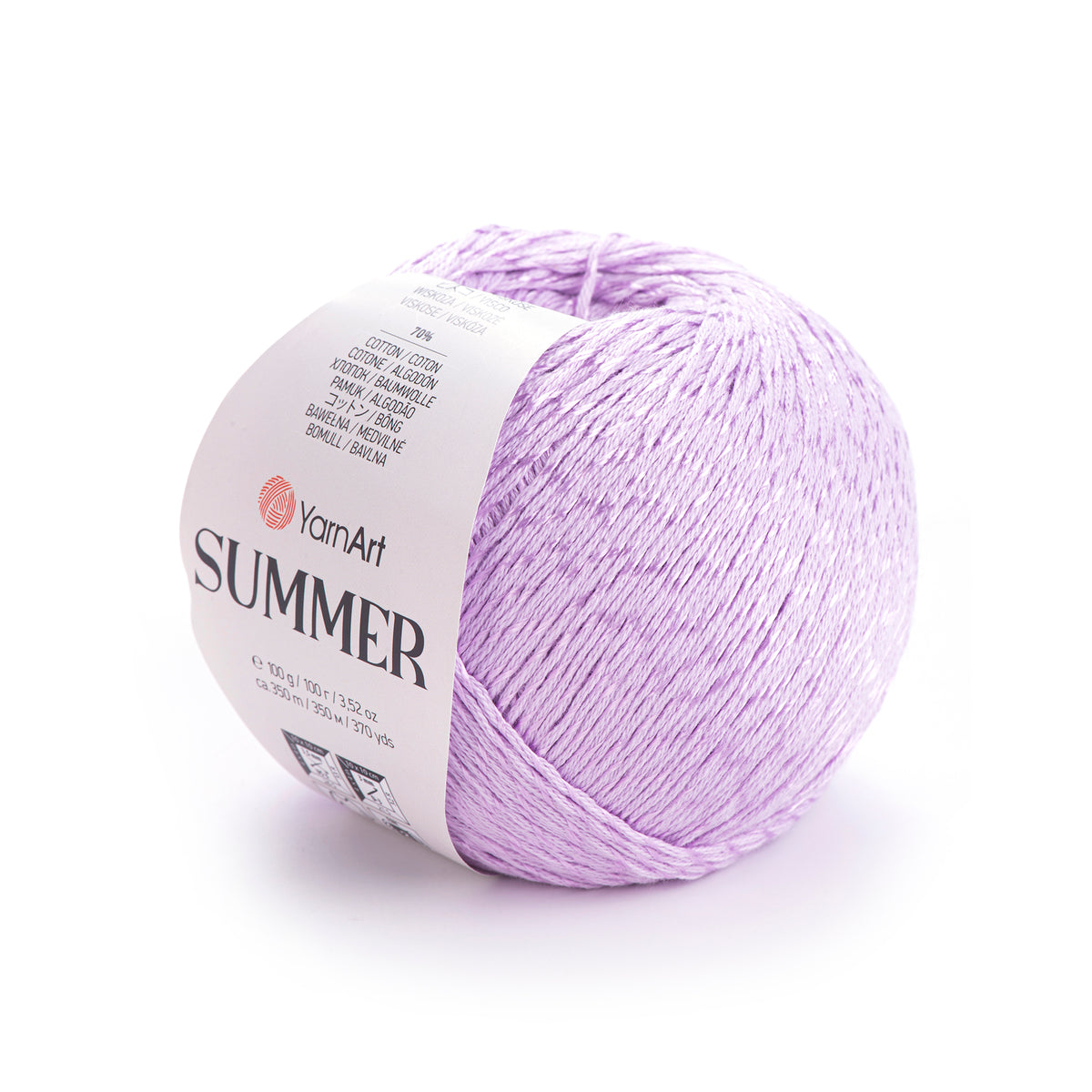 סאמר חוטי כותנה עם ויסקוזה SUMMER 100g/350m