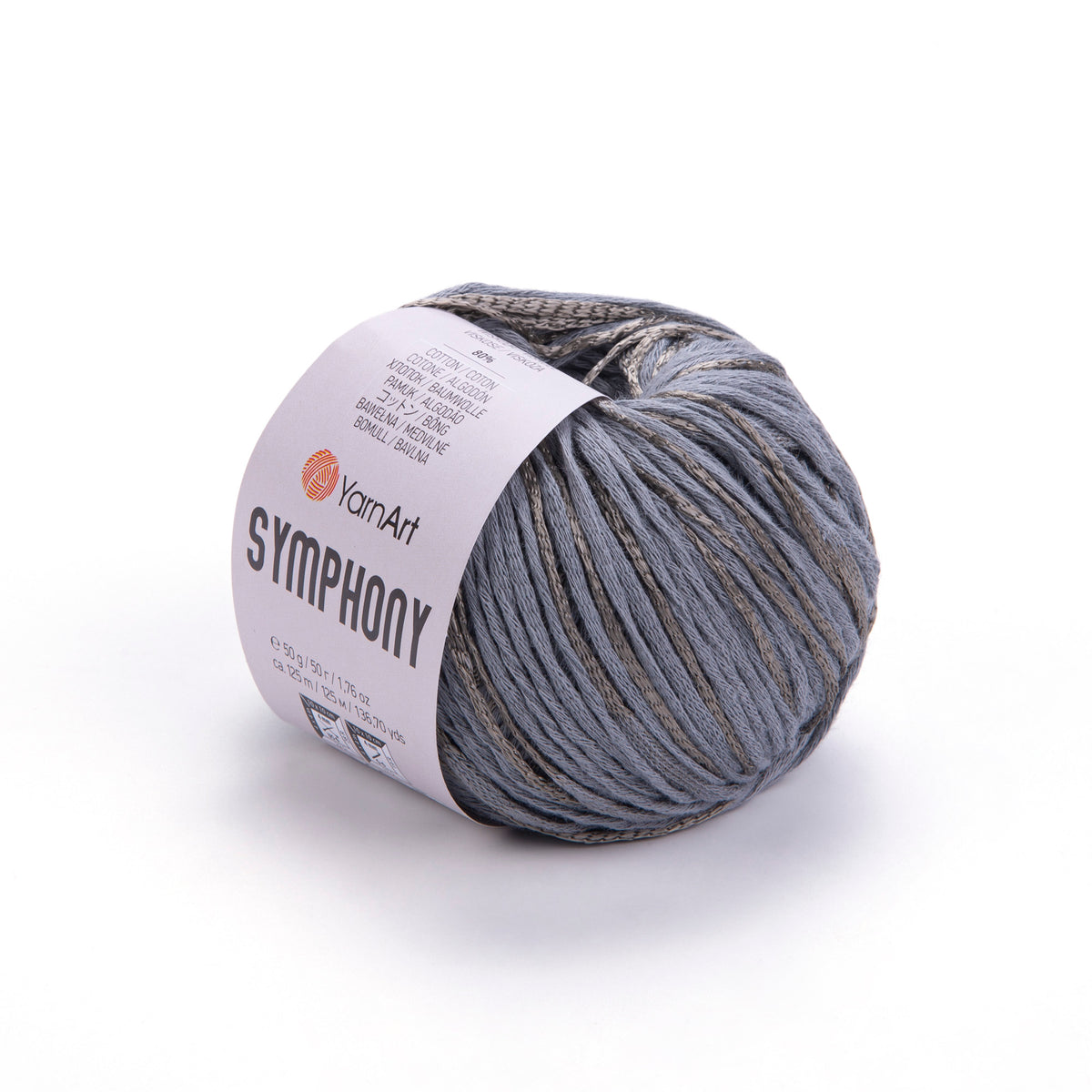 סימפוניה חוטי כותנה עם ויסקוזה SYMPHONY 50g/125m
