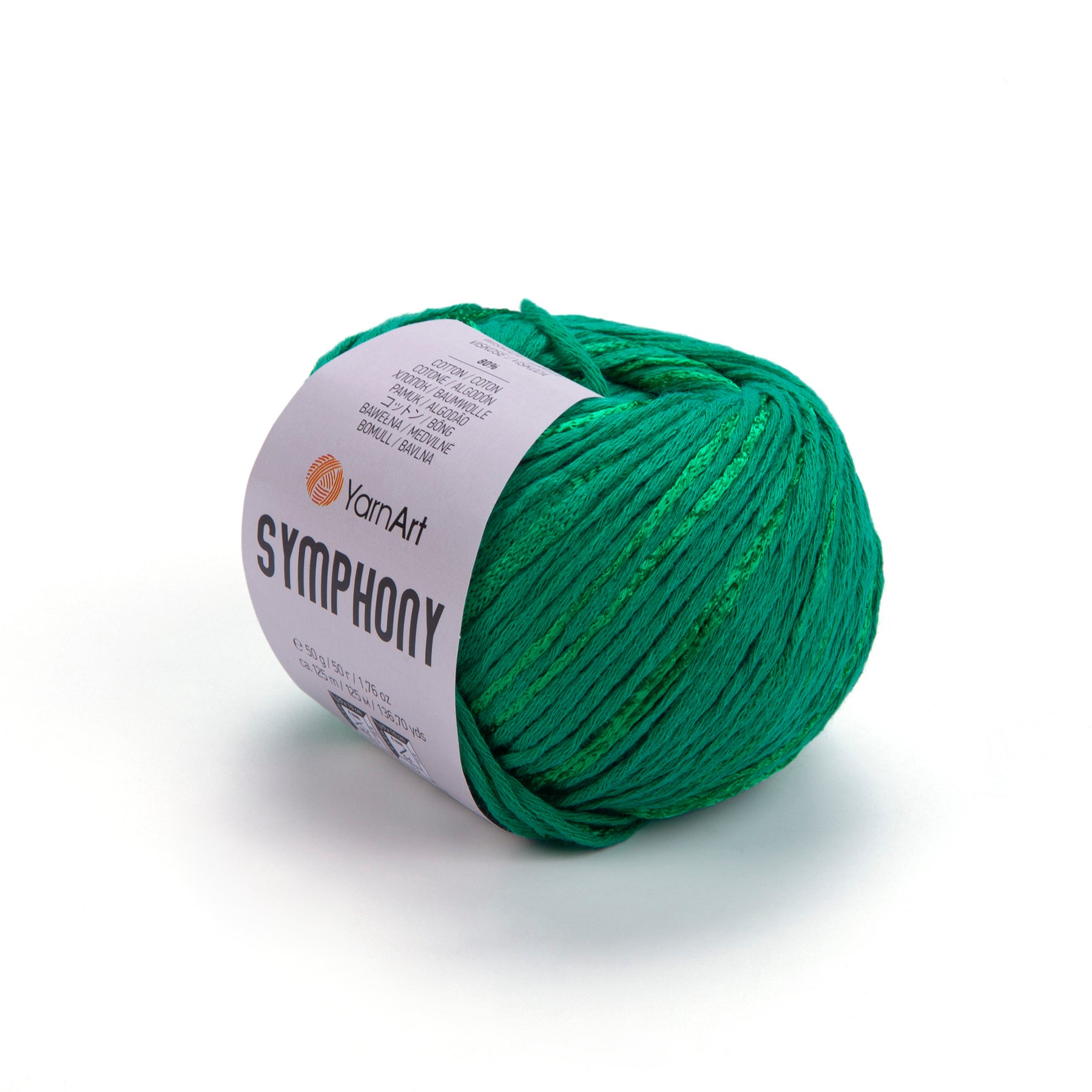 סימפוניה חוטי כותנה עם ויסקוזה SYMPHONY 50g/125m