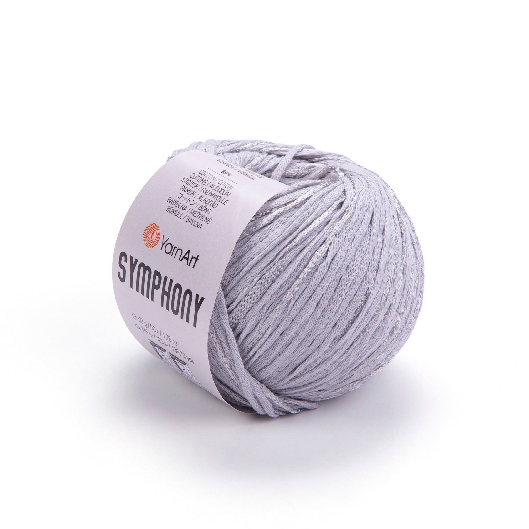סימפוניה חוטי כותנה עם ויסקוזה SYMPHONY 50g/125m