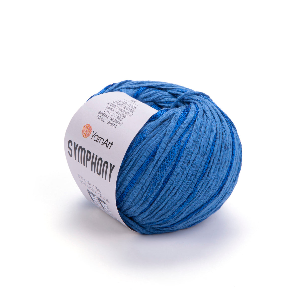 סימפוניה חוטי כותנה עם ויסקוזה SYMPHONY 50g/125m